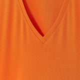 Camiseta CKS Tiko Bright Orange - ECRU