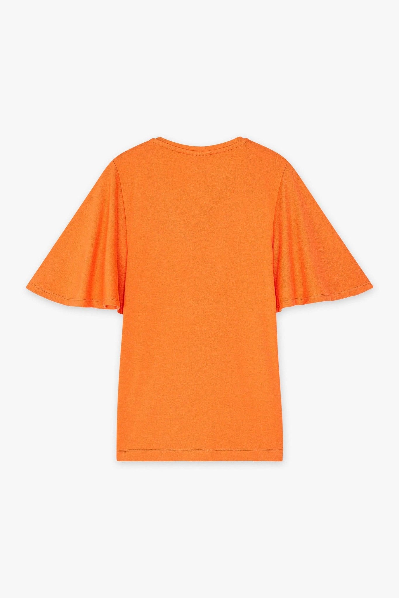 Camiseta CKS Tiko Bright Orange - ECRU