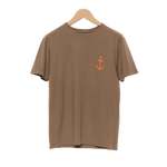 Camiseta Dantas Cocoa Orange Logo - ECRU