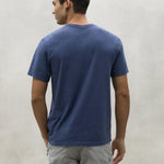 Camiseta de Hombre Ecoalf Birca Light Indigo - ECRU