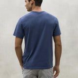 Camiseta de Hombre Ecoalf Birca Light Indigo - ECRU