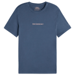 Camiseta de Hombre Ecoalf Birca Light Indigo - ECRU