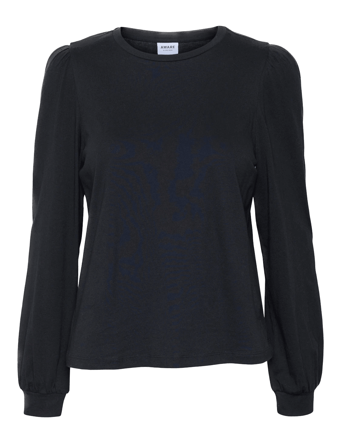 Camiseta de Mujer Vero Moda Manga Larga Abullonada Kerry Black - ECRU