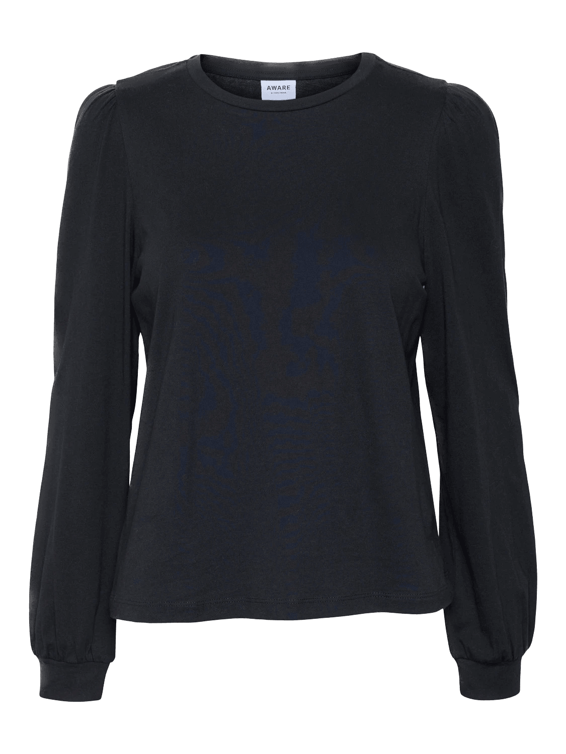 Camiseta de Mujer Vero Moda Manga Larga Abullonada Kerry Black - ECRU