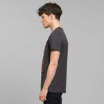 Camiseta Dedicated Stockholm Constructive Bike Charcoal - ECRU