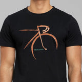 Camiseta Dedicated Stockholm Side Bike Negra - ECRU