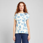 Camiseta Dedicated Visby Duotone Floral Oat White - ECRU