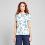 Camiseta Dedicated Visby Duotone Floral Oat White - ECRU