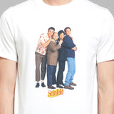 Camiseta Dedicated x Seinfeld Stockholm Family White - ECRU