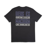 Camiseta Deus Ex Machina Beam Tee Anthracite - ECRU