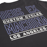 Camiseta Deus Ex Machina Beam Tee Anthracite - ECRU