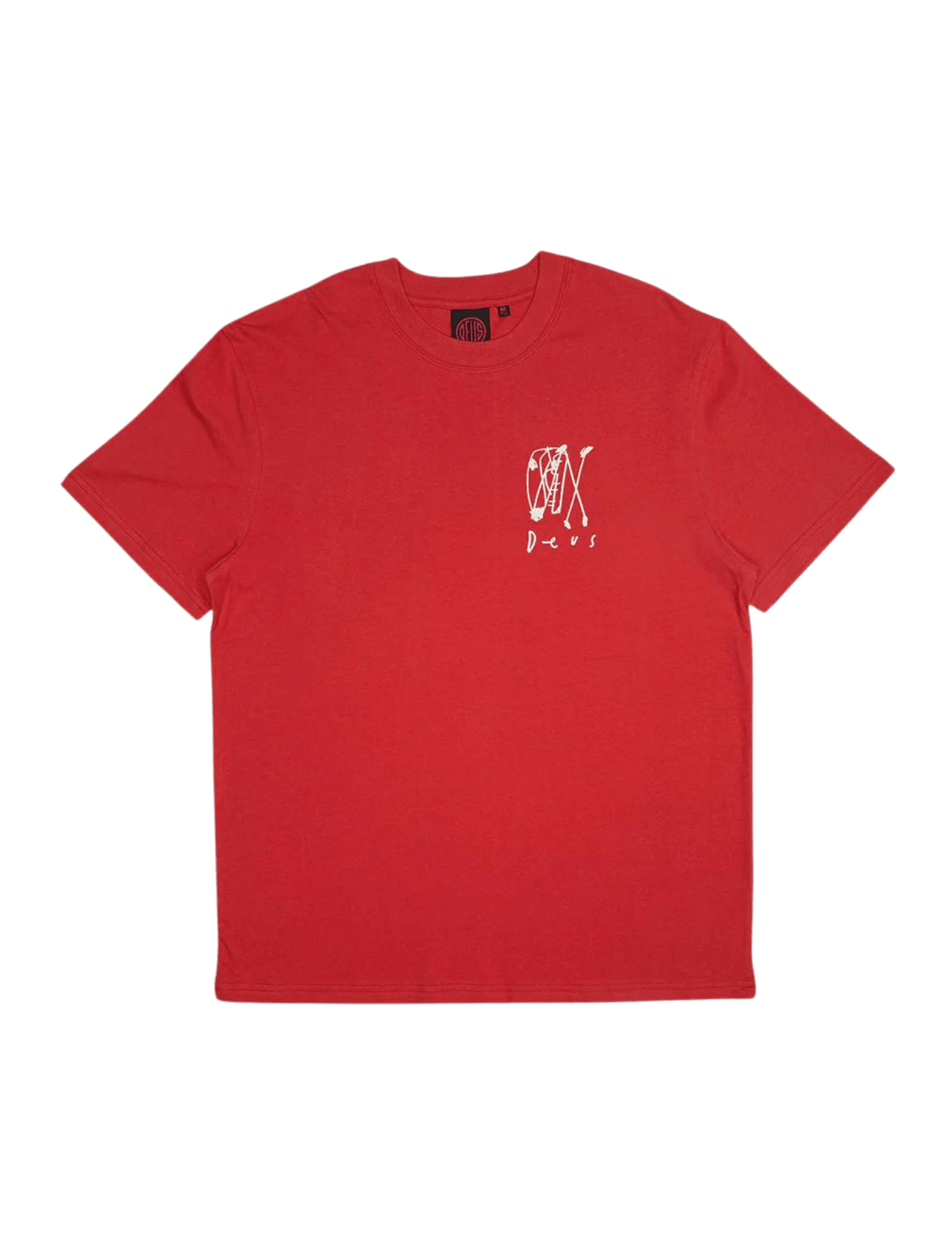 Camiseta Deus Ex Machina Bobskull Cranberry - ECRU