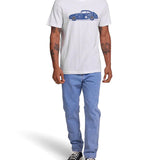 Camiseta Deus Ex Machina Classic 356 Porsche Tee White - ECRU