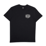 Camiseta Deus Ex Machina Classic Parrilla Tee Black - ECRU