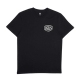 Camiseta Deus Ex Machina Classic Parrilla Tee Black - ECRU