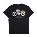 Camiseta Deus Ex Machina Classic Parrilla Tee Black - ECRU