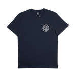 Camiseta Deus Ex Machina Classic Peaces Tee Navy - ECRU