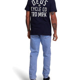 Camiseta Deus Ex Machina Classic Peaces Tee Navy - ECRU