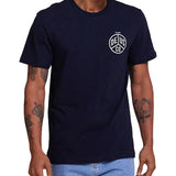 Camiseta Deus Ex Machina Classic Peaces Tee Navy - ECRU