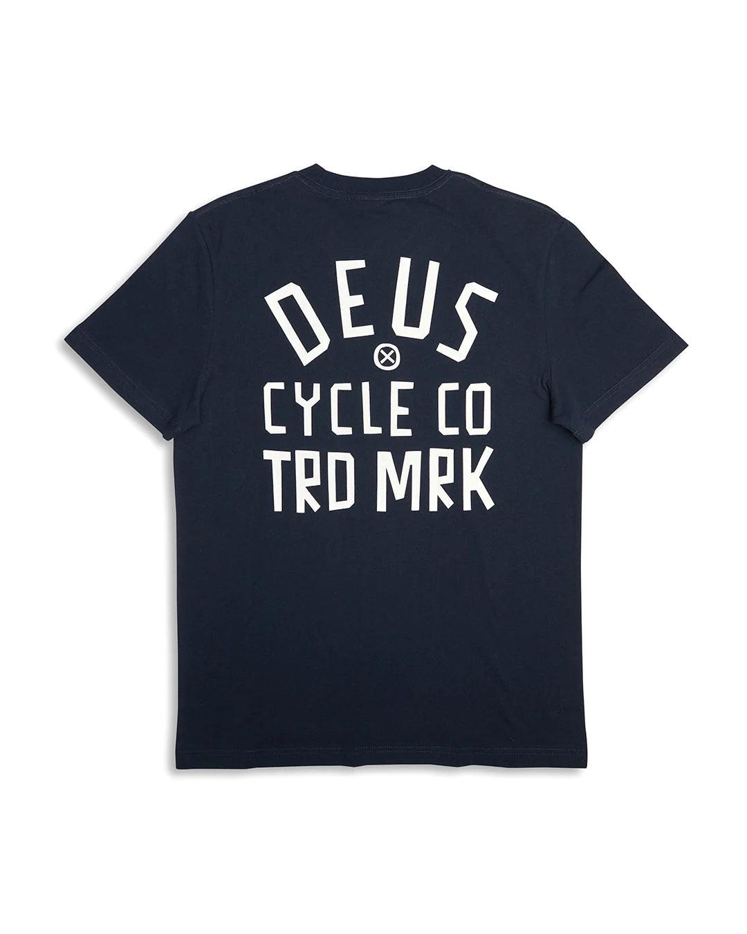 Camiseta Deus Ex Machina Classic Peaces Tee Navy - ECRU