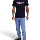 Camiseta Deus Ex Machina Classic Seasider Tee Navy - ECRU