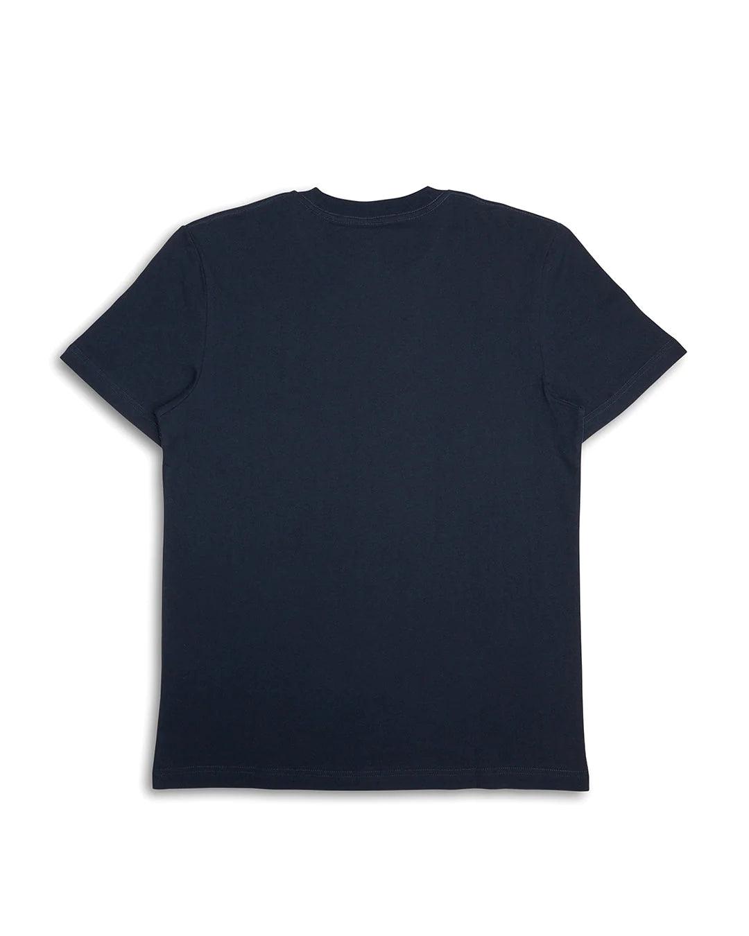 Camiseta Deus Ex Machina Classic Seasider Tee Navy - ECRU