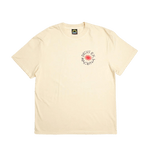 Camiseta Deus Ex Machina Custom Leisure Tee Dirty White - ECRU