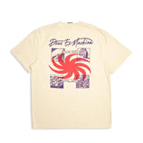 Camiseta Deus Ex Machina Custom Leisure Tee Dirty White - ECRU