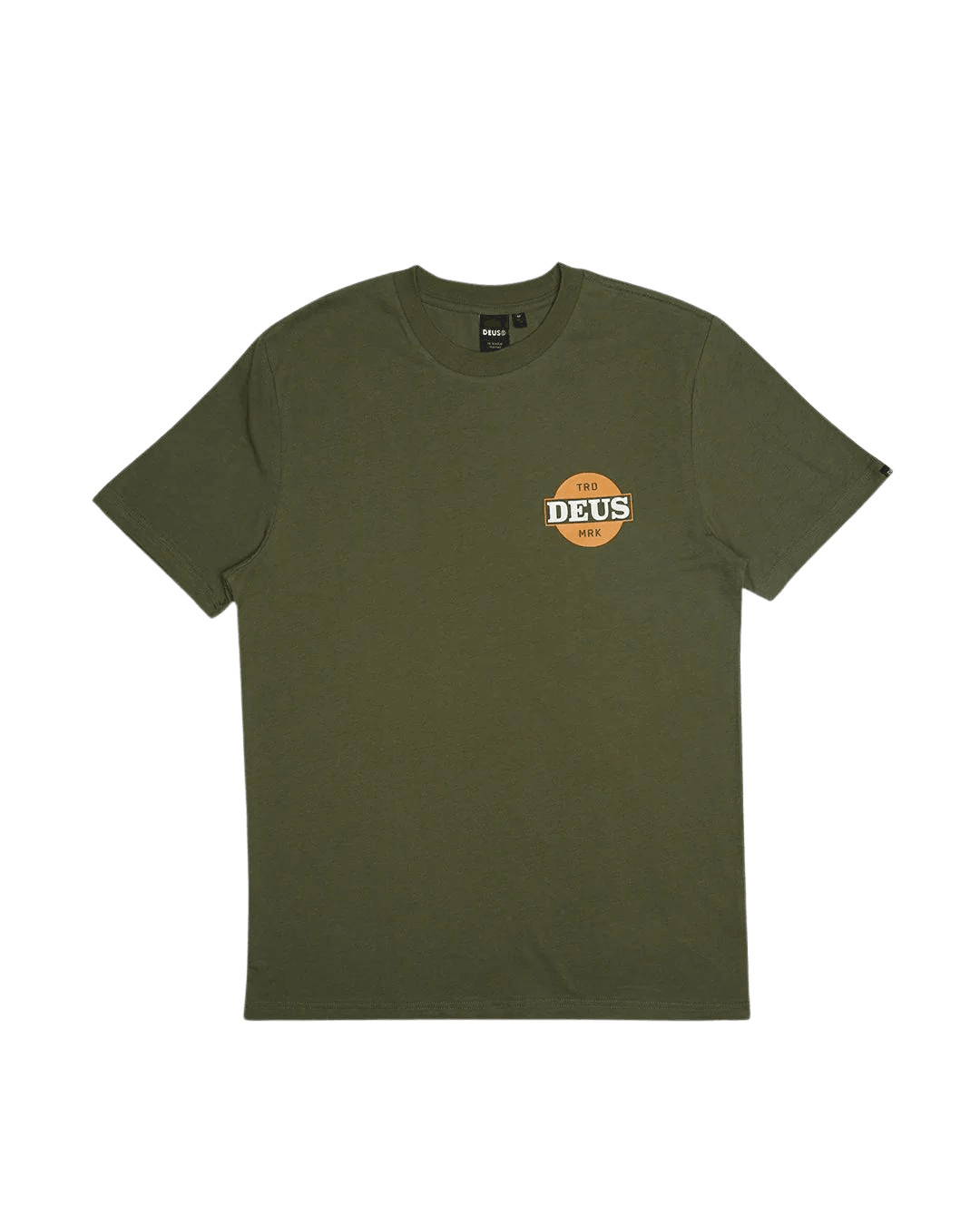 Camiseta Deus Ex Machina Hot Streak Tee Loden Green - ECRU