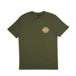 Camiseta Deus Ex Machina Hot Streak Tee Loden Green - ECRU