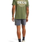 Camiseta Deus Ex Machina Hot Streak Tee Loden Green - ECRU