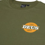 Camiseta Deus Ex Machina Hot Streak Tee Loden Green - ECRU