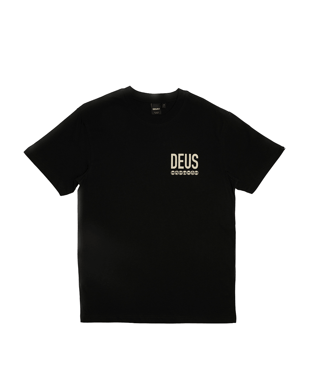 Camiseta Deus Ex Machina Inline Black - ECRU