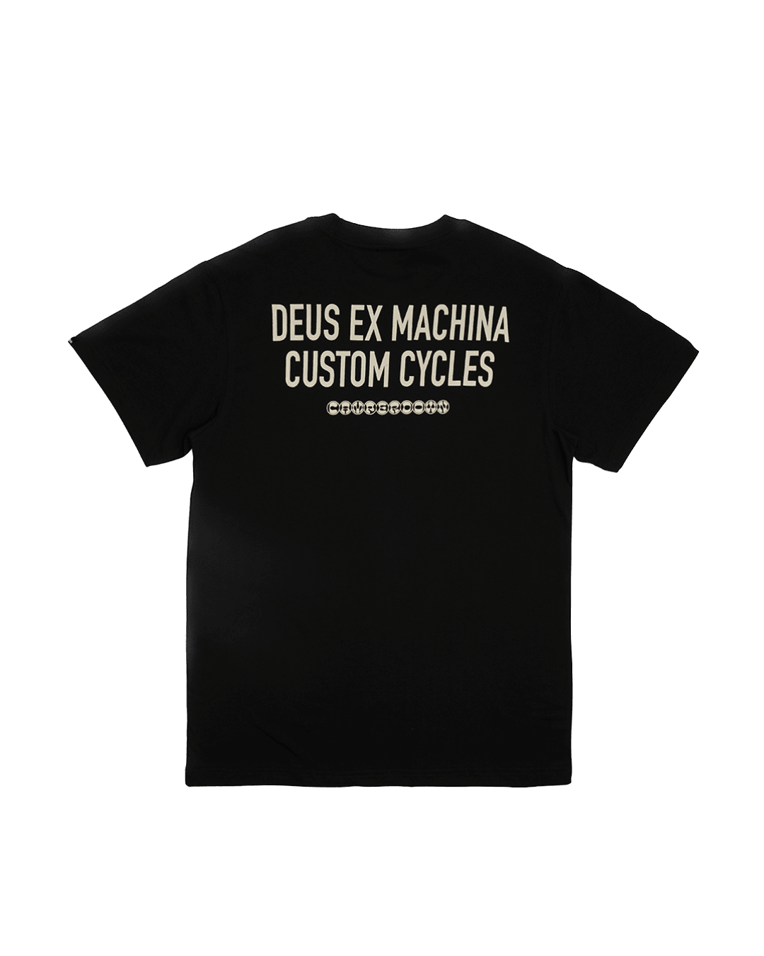 Camiseta Deus Ex Machina Inline Black - ECRU