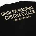 Camiseta Deus Ex Machina Inline Black - ECRU