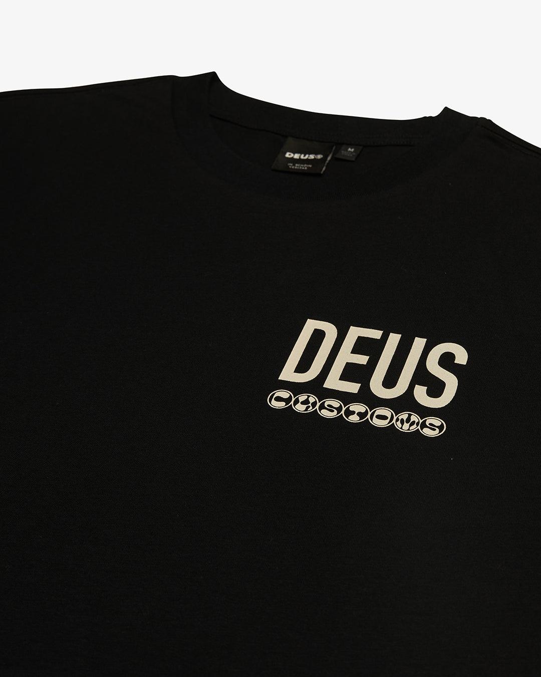 Camiseta Deus Ex Machina Inline Black - ECRU