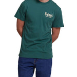 Camiseta Deus Ex Machina Metro Tee Work Green - ECRU