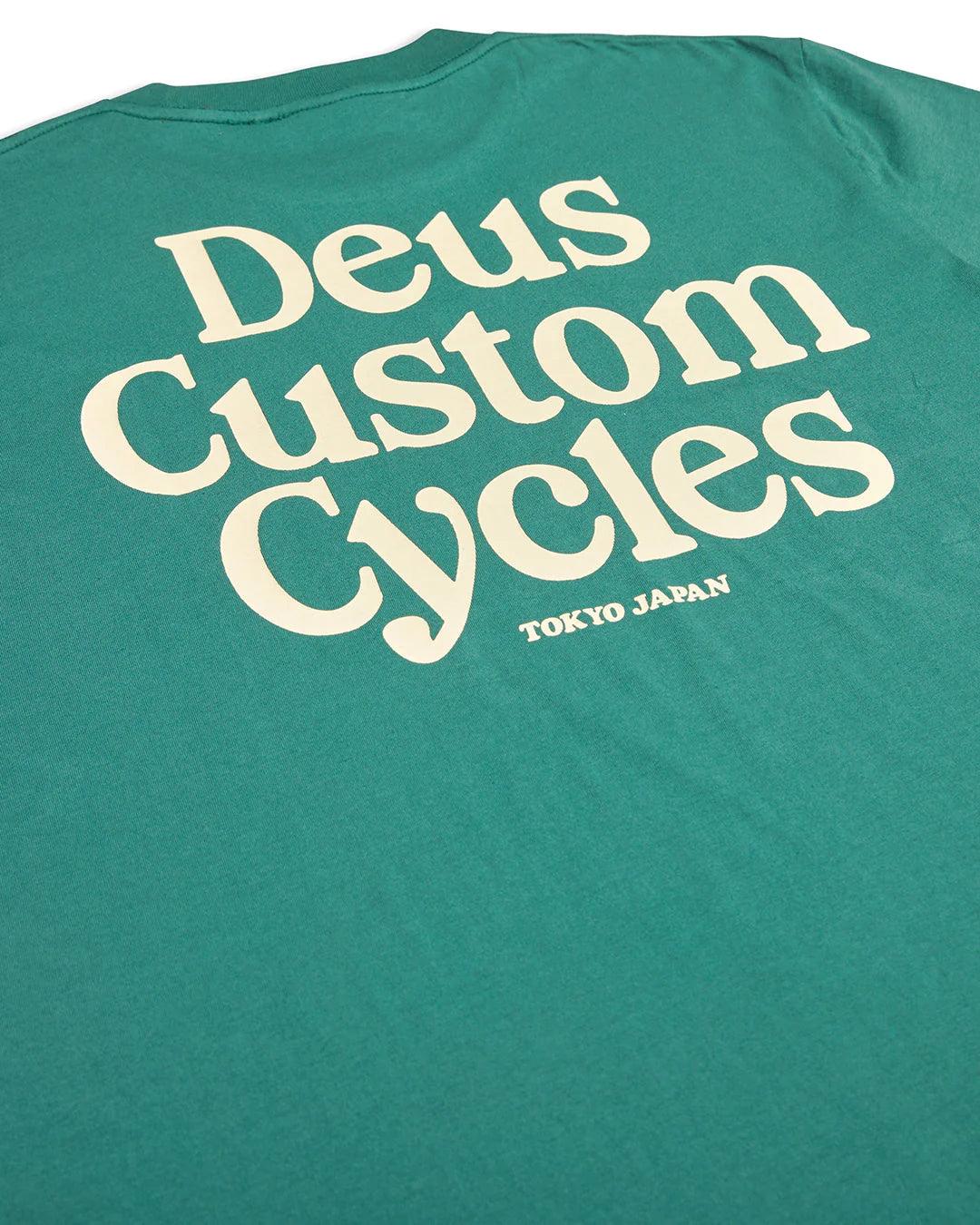 Camiseta Deus Ex Machina Metro Tee Work Green - ECRU