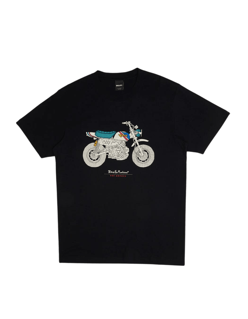 Camiseta Deus Ex Machina Monkey Black - ECRU