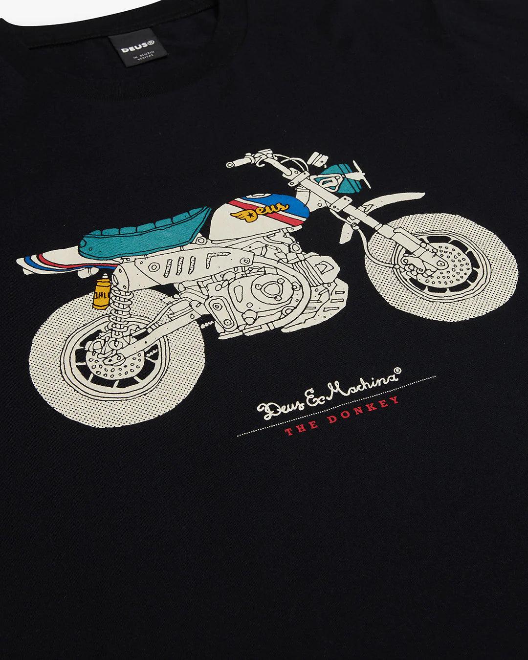 Camiseta Deus Ex Machina Monkey Black - ECRU