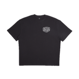 Camiseta Deus Ex Machina Oversized Biarritz Anthracite - ECRU