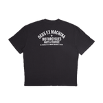 Camiseta Deus Ex Machina Oversized Biarritz Anthracite - ECRU