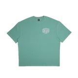 Camiseta Deus Ex Machina Oversized Biarritz Sea Foam - ECRU