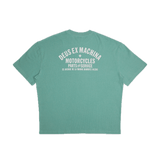 Camiseta Deus Ex Machina Oversized Biarritz Sea Foam - ECRU