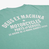 Camiseta Deus Ex Machina Oversized Biarritz Sea Foam - ECRU