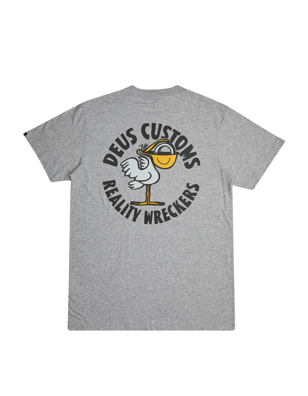 Camiseta Deus Ex Machina Pegasus Grey Marle - ECRU