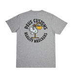 Camiseta Deus Ex Machina Pegasus Grey Marle - ECRU