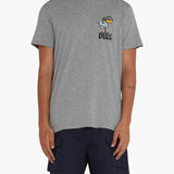 Camiseta Deus Ex Machina Pegasus Grey Marle - ECRU