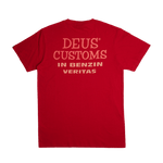 Camiseta Deus Ex Machina Portal Rocco Red - ECRU