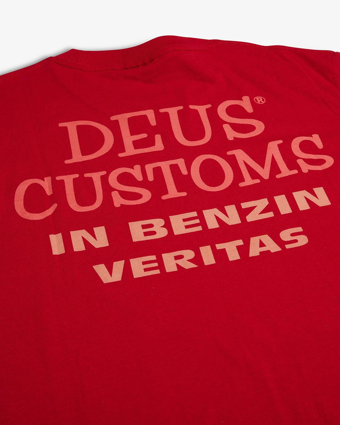 Camiseta Deus Ex Machina Portal Rocco Red - ECRU